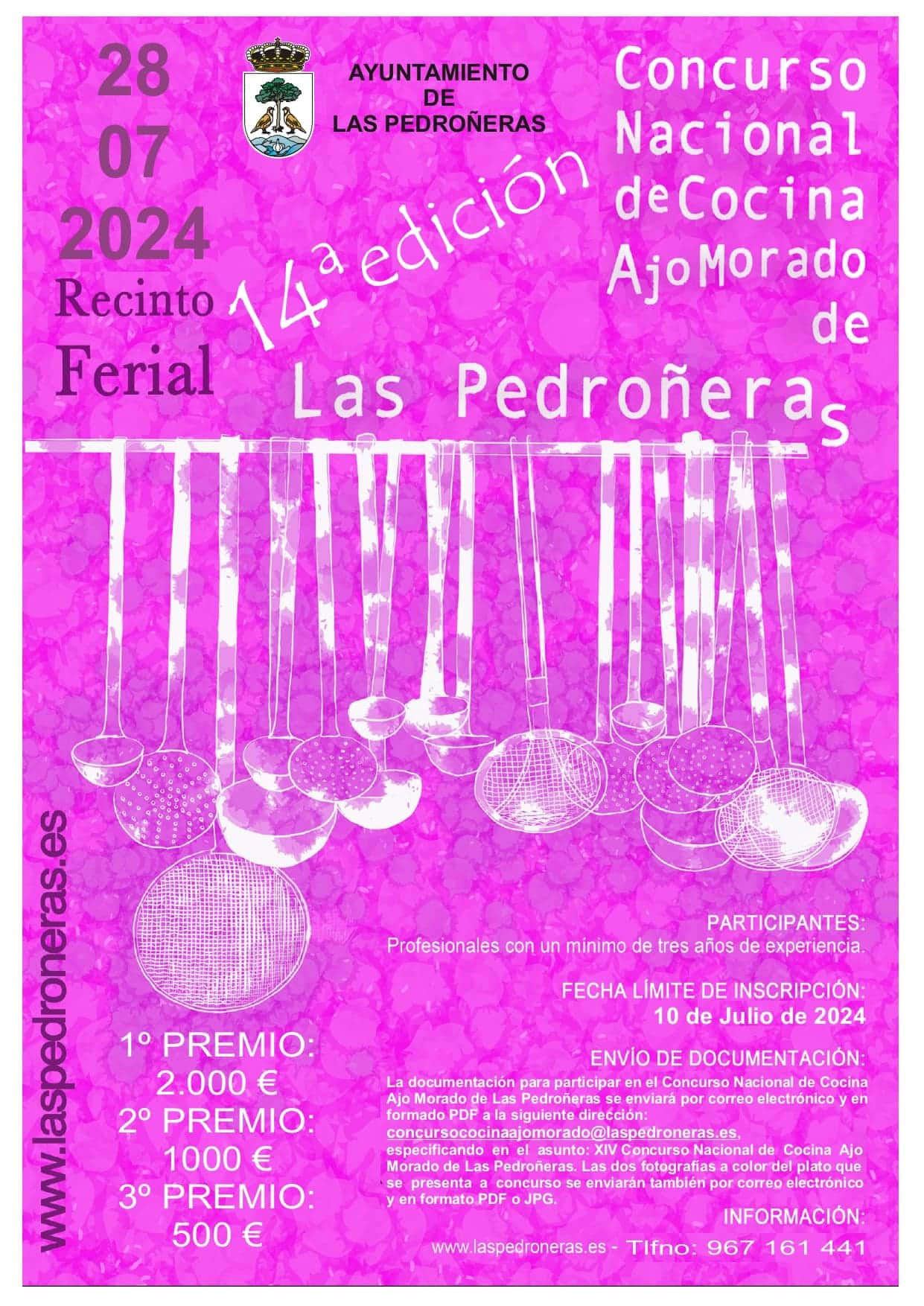 Anuncian el XIV Concurso Nacional de Cocina ‘Ajo Morado de Las Pedroñeras’ con 3.500 euros en premios 1