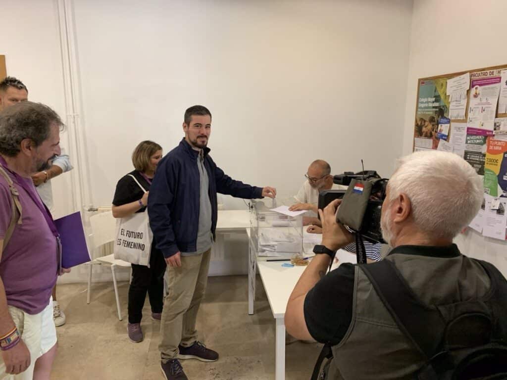 Gascón (Podemos) anima a votar "desde los principios éticos" para una mejor Europa, un mejor país y una mejor C-LM
