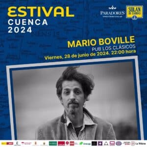 Propuesta inclusiva y canción de autor con Mario Boville, este viernes en Estival Cuenca 2024