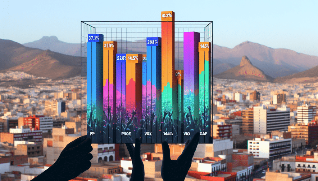 En Guadalajara, PP vence con el 37,18%; PSOE le sigue con el 29,58%; con Vox al 14,45% y SAF en cuarto lugar
