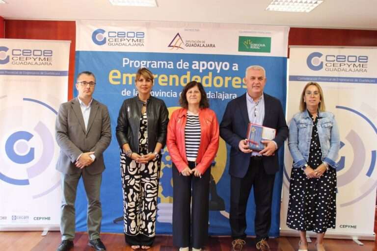 Una veintena de proyectos empresariales guadalajareños podrán participar en el Programa de Apoyo a Emprendedores de CEOE