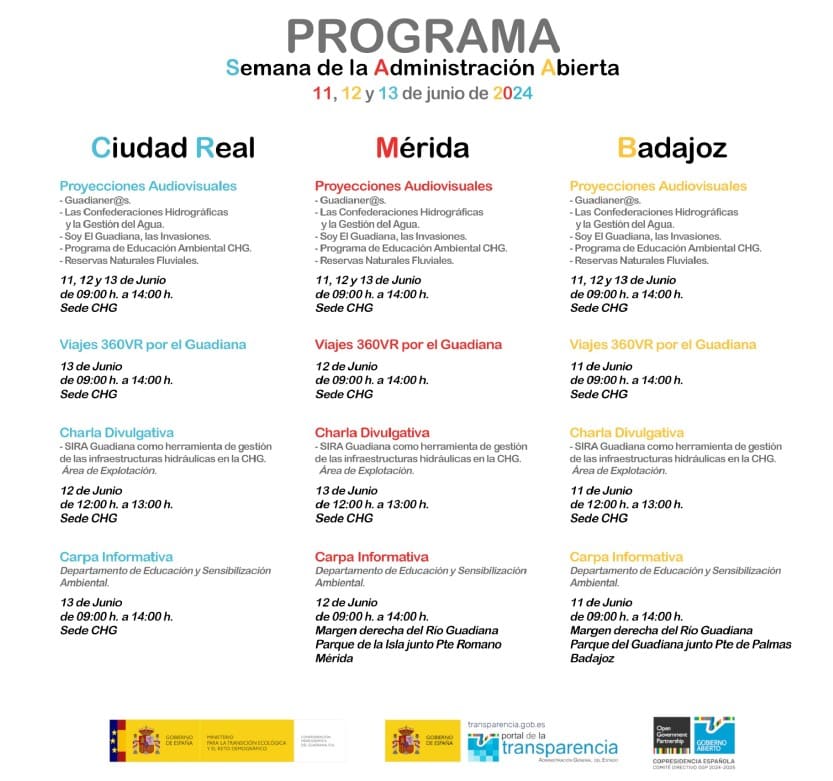 La Confederación Hidrográfica del Guadiana organiza una charla divulgativa sobre el Sistema de Información de Redes Automáticas 1