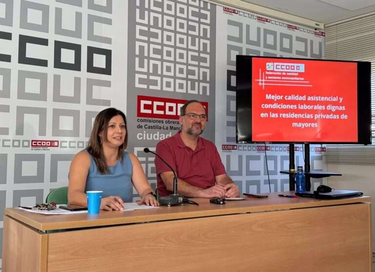 CCOO lamenta que haya residencias "de primera y segunda" y exige a la Junta una mejora de condiciones en las privadas