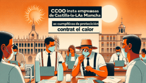 CCOO reclama a las empresas de Castilla-La Mancha prevenir la exposición a altas temperaturas de sus trabajadores