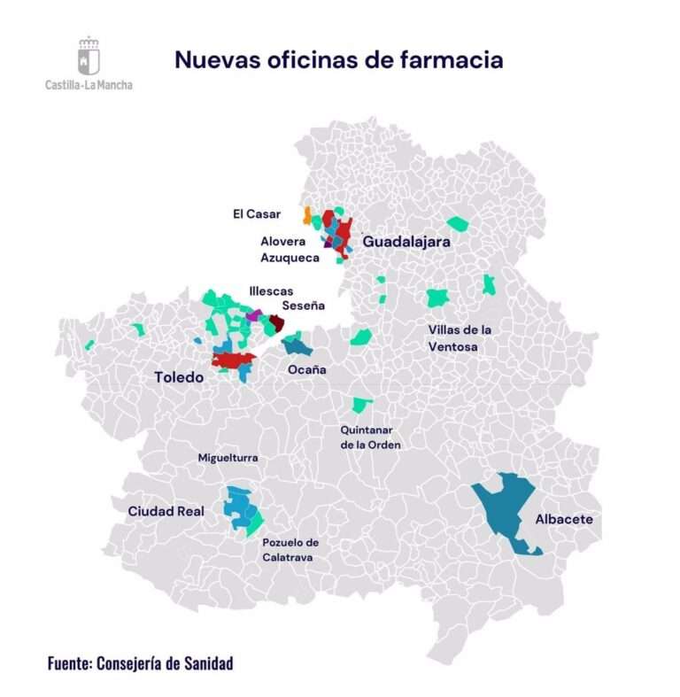 C-LM contará con un total de 104 nuevas oficinas de farmacia para mejorar el acceso de la ciudadanía a este servicio