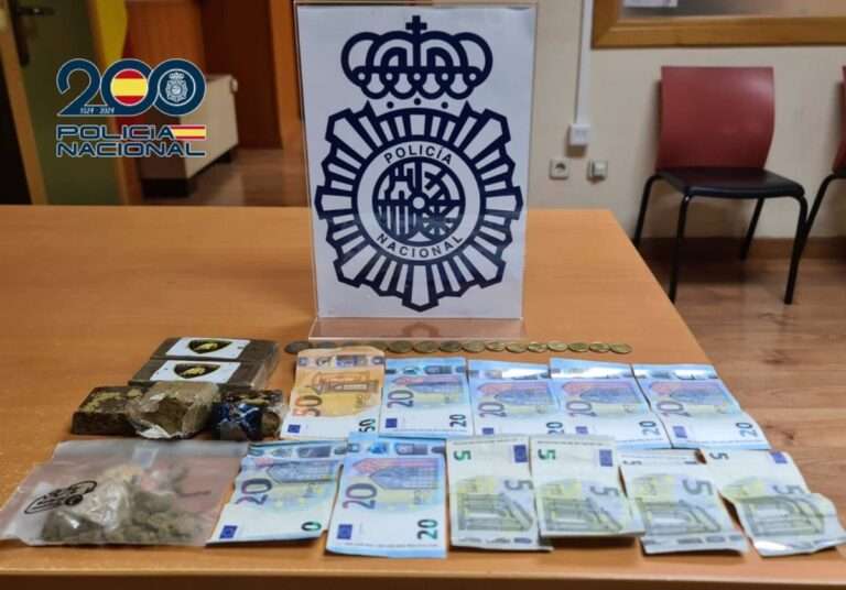 Detenidos dos menores de edad en Guadalajara tras ser sorprendidos portando hachís
