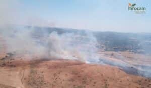 Controlado el incendio en Almadén, que baja a situación operativa nivel 0