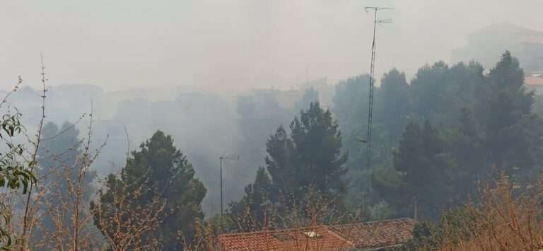 Controlado el incendio declarado en la barriada de El Caño de Tarancón