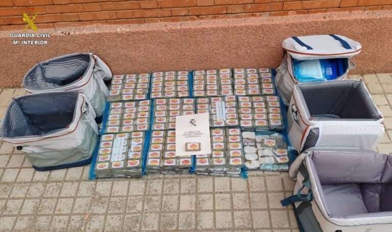 Intervienen 85 kilos de hachís durante la realización de un control en Almuradiel