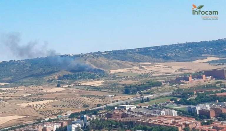 Declarado en Guadalajara un incendio de Nivel 1 por afección de humo a infraestructuras