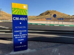 Junta y Diputación Toledo ponen el broche final a la rotonda de acceso a la RSA San José garantizando la seguridad vial
