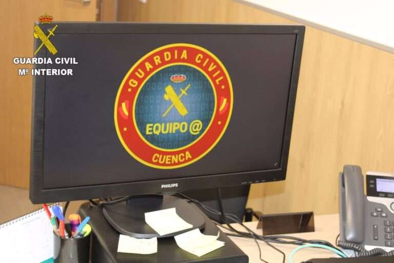 Guardia Civil de Cuenca esclarece una estafa telemática denunciada por un empresario de Minglanilla