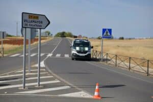 Fallece un motorista tras sufrir una salida de vía en Villamayor de Calatrava, Ciudad Real