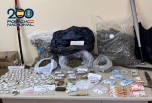 Policía Nacional desmantela un narcopiso en Toledo en el que se traficaba con cocaína, hachís y marihuana