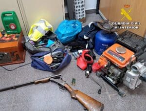 Tres personas detenidas en Molinicos tras un intento de robo en una vivienda