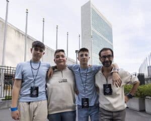 Tres estudiantes de Cuenca acuden a la sede de la ONU en Nueva York para proponer estategias sostenibles