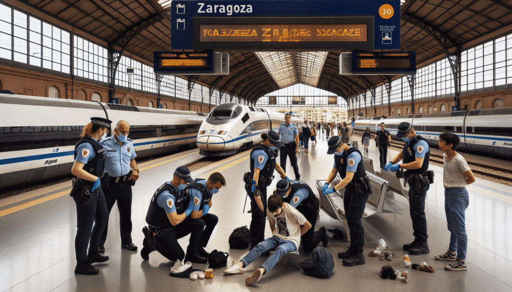 Padre arrestado en la estación de Zaragoza por agresión a su hijo de 8 años dentro de un tren AVE 2