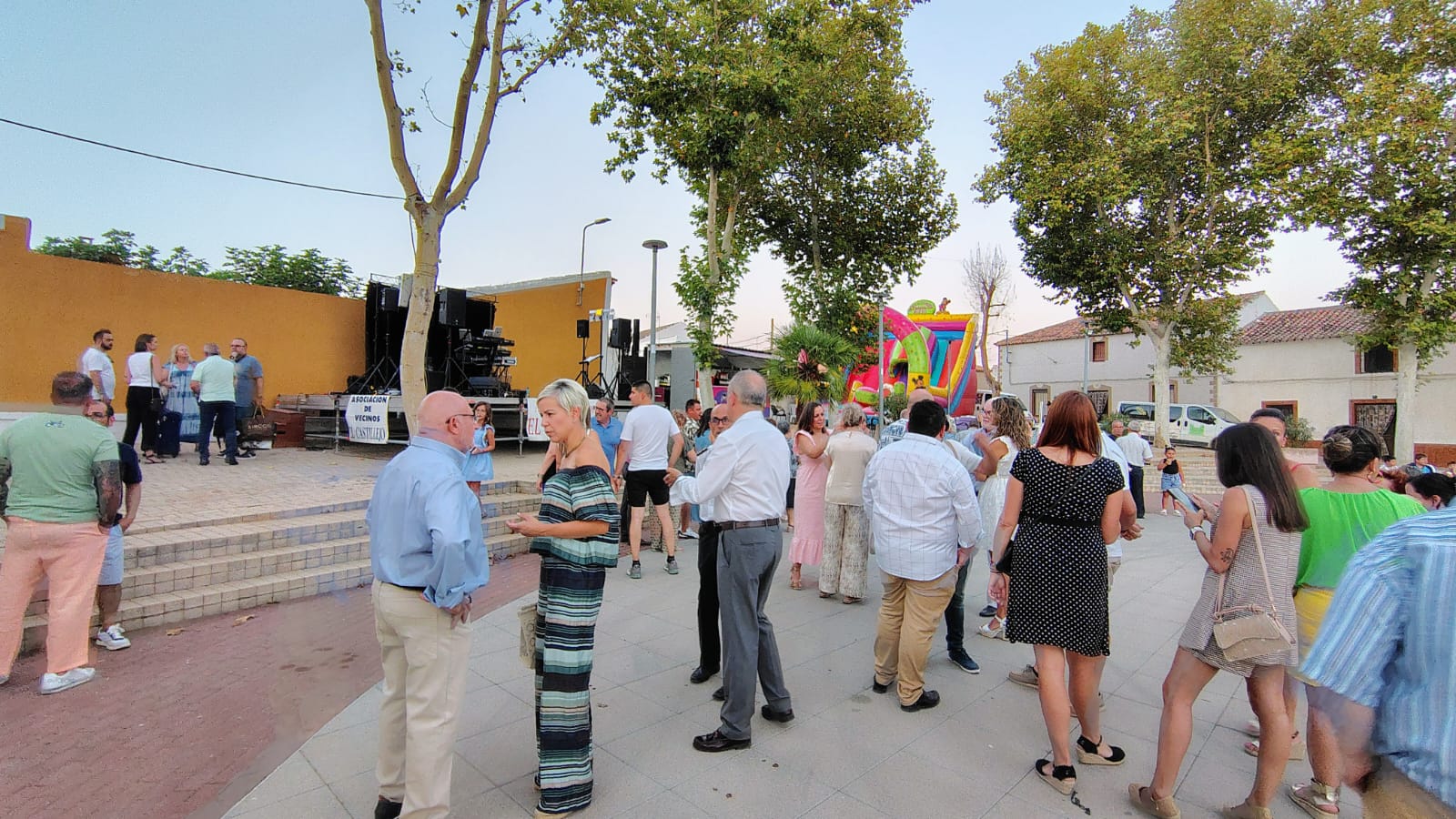 Ambiente festivo en la celebración del agua