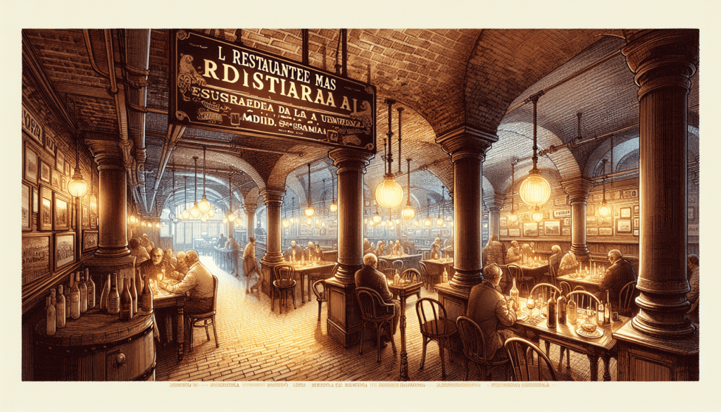 Descubre el Tesoro Subterráneo: El Restaurante Más Longevo del Mundo en Madrid 4 Descubre el Tesoro Subterráneo: El Restaurante Más Longevo del Mundo en Madrid 4