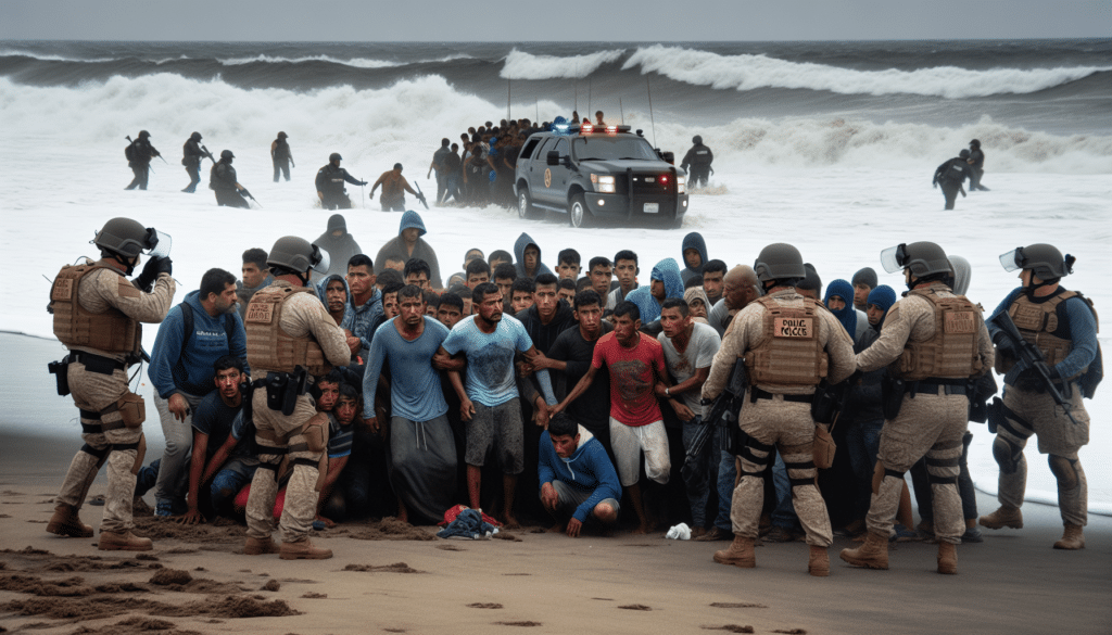 Migrantes Logran Entrar a Ceuta por Mar, Policía Realiza Desalojo en Playa del Tarajal 6