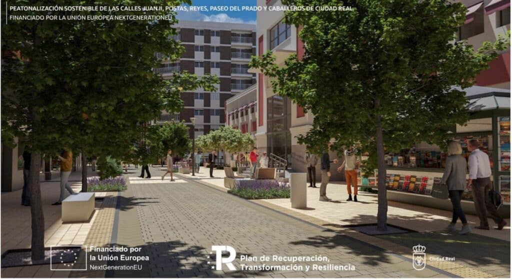 La zona de bajas emisiones de Ciudad Real se limitará únicamente a las calles peatonales