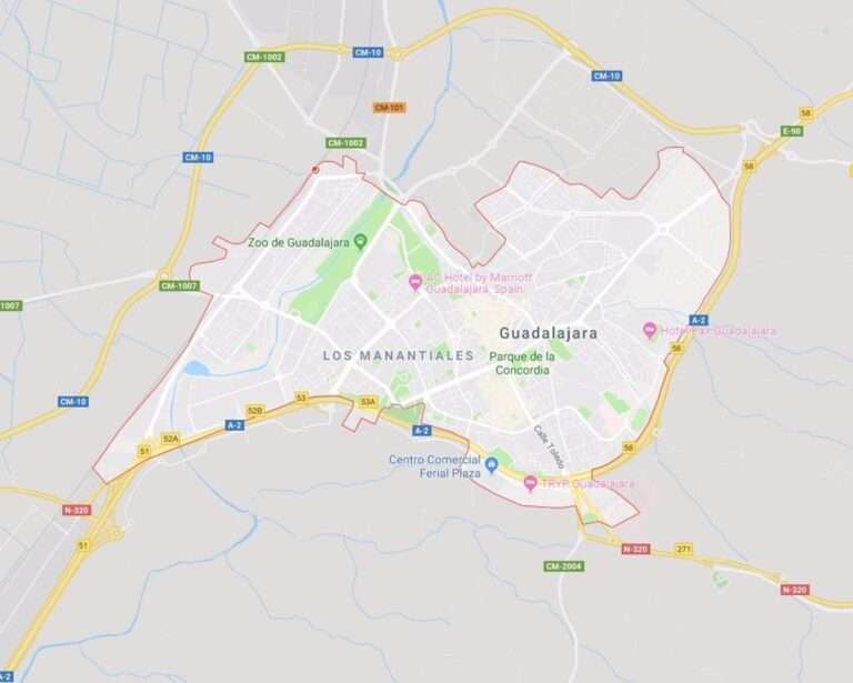 Un muerto y un herido grave tras una colisión frontal entre dos turismos en Guadalajara