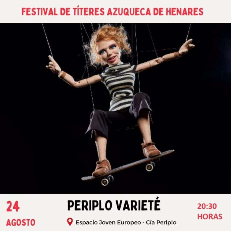El espectáculo 'Periplo Varieté' cierra el Festival de Títeres de Azuqueca 2024 este saábado
