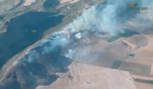 Estabilizado el incendio de Tobarra en el que siguen trabajando 12 medios de extinción terrestre