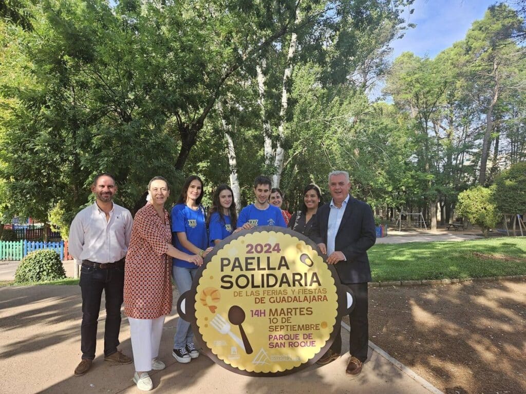 La paella solidaria de las Ferias y Fiestas de Guadalajara será el 10 de septiembre y la recaudación irá a Accem