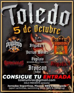 PSOE Toledo denuncia un concierto "con tintes neonazis" con la presencia de Pugilato, Iberian Wolves y Brigada Totenfopf