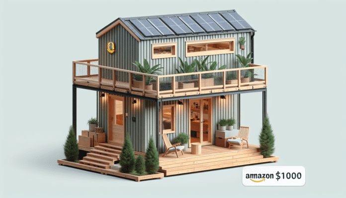 Esta pequeña vivienda prefabricada de Amazon, tiene una terraza en la azotea y es totalmente personalizable desde 15000 euros