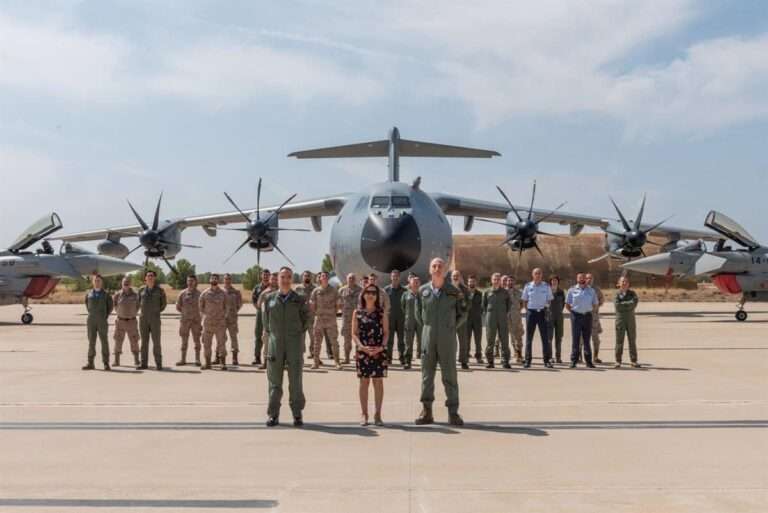 Robles destaca el "gran nivel" de los aviadores del Ala 14 de Albacete tras culminar el ejercicio 'Pacific Skies' 24