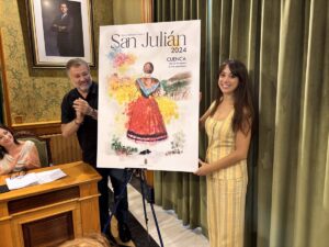 Una serrana protagoniza el cartel de las fiestas de San Julián de Cuenca