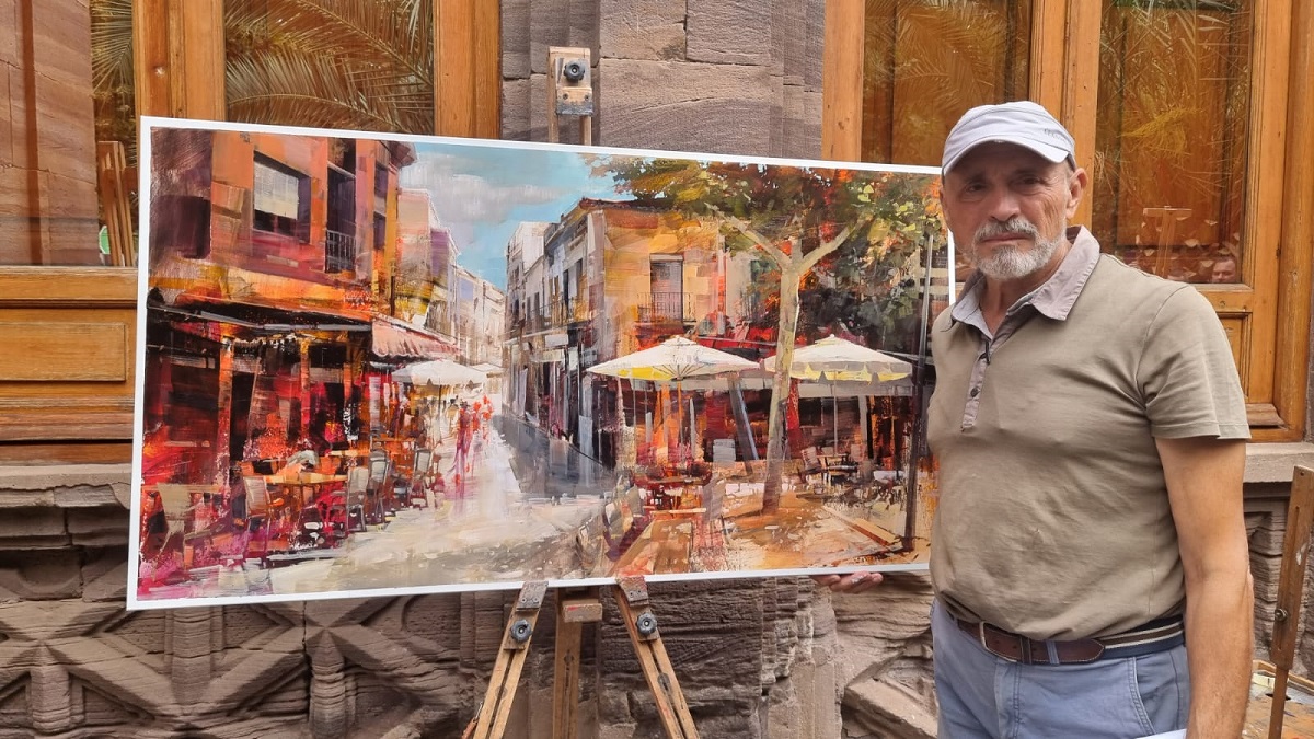 Carlos Montero y Emiliano Vozmediano se adjudican el primer puesto en el concurso de arte al aire libre 1