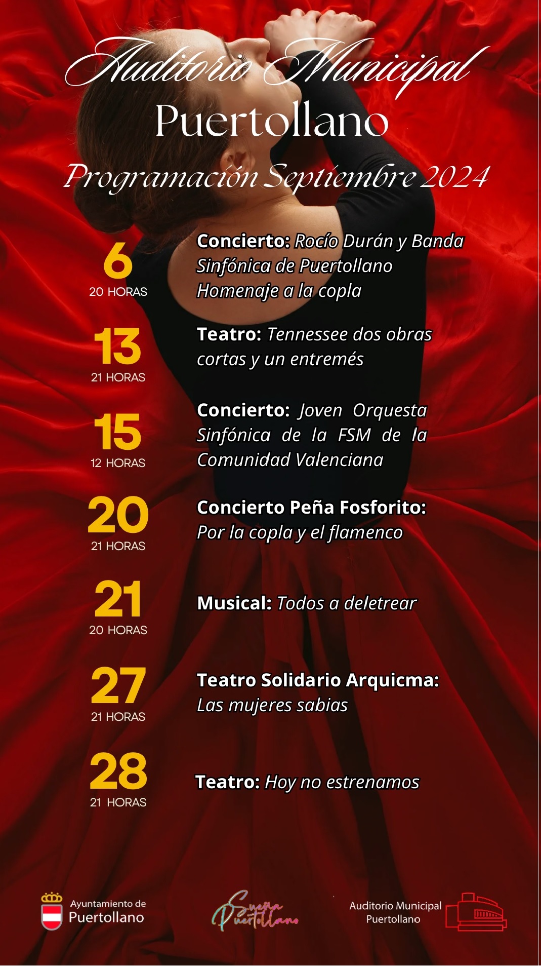 Una Temporada de Virtuosismo en el Auditorio: Musicales, Flamenco, Copla y el Talento de la Joven Orquesta Sinfónica 5