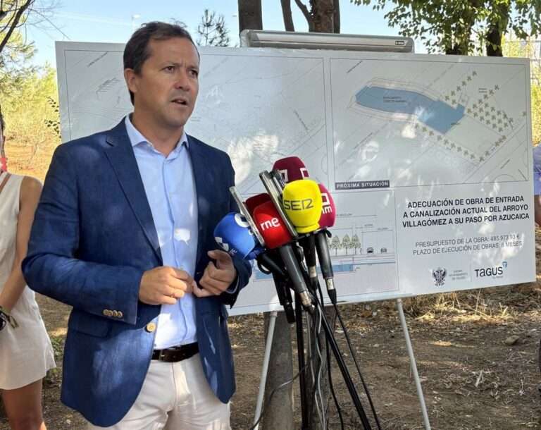Azucaica (Toledo) afronta la primera fase de obras en su colector para evitar inundaciones un año después de la DANA