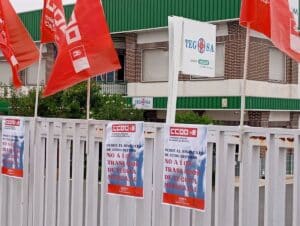 CCOO traslada su rechazo frontal al cierre de la fábrica de Tegosa en Nóves tras el anuncio del traslado a Manresa