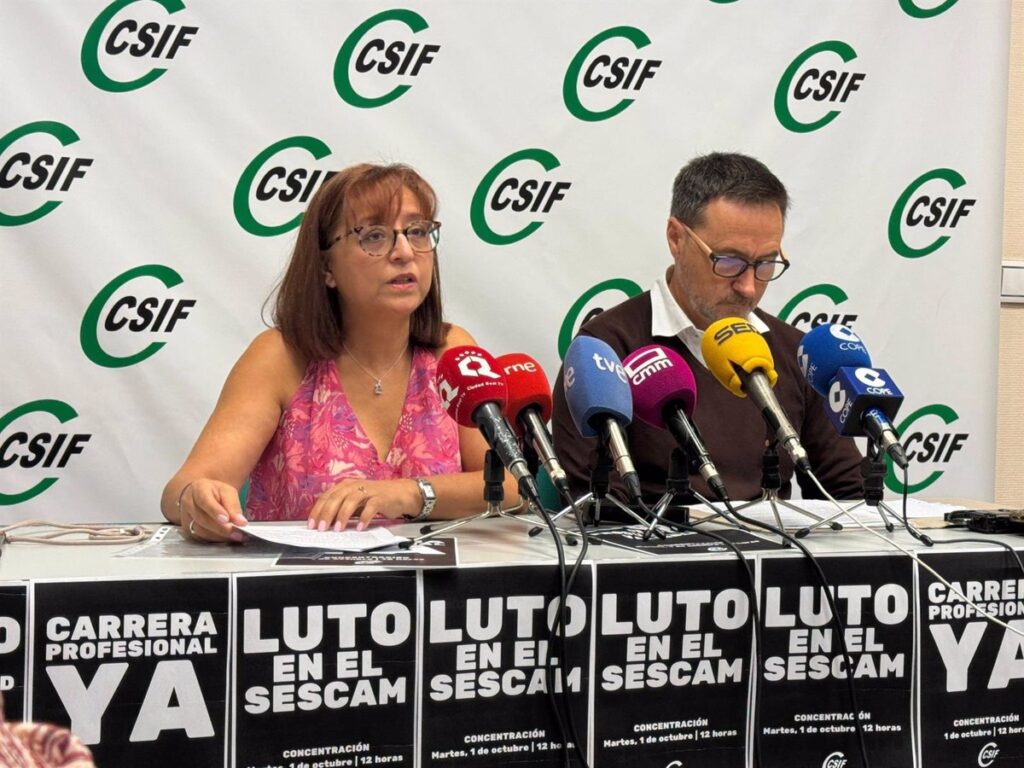 CSIF convoca concentraciones en los hospitales de la región para luchar contra "los recortes de personal" en el Sescam