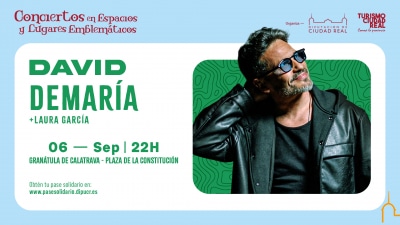 David de María Embellecerá Granátula de Calatrava el 6 de Septiembre en Conciertos Emblemáticos