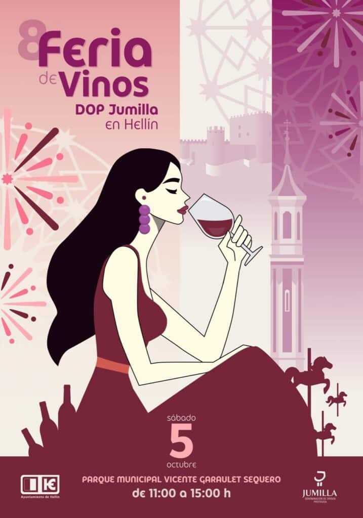 Doce bodegas participarán en la 8ª Feria de Vinos DOP Jumilla de Hellín el 5 de octubre