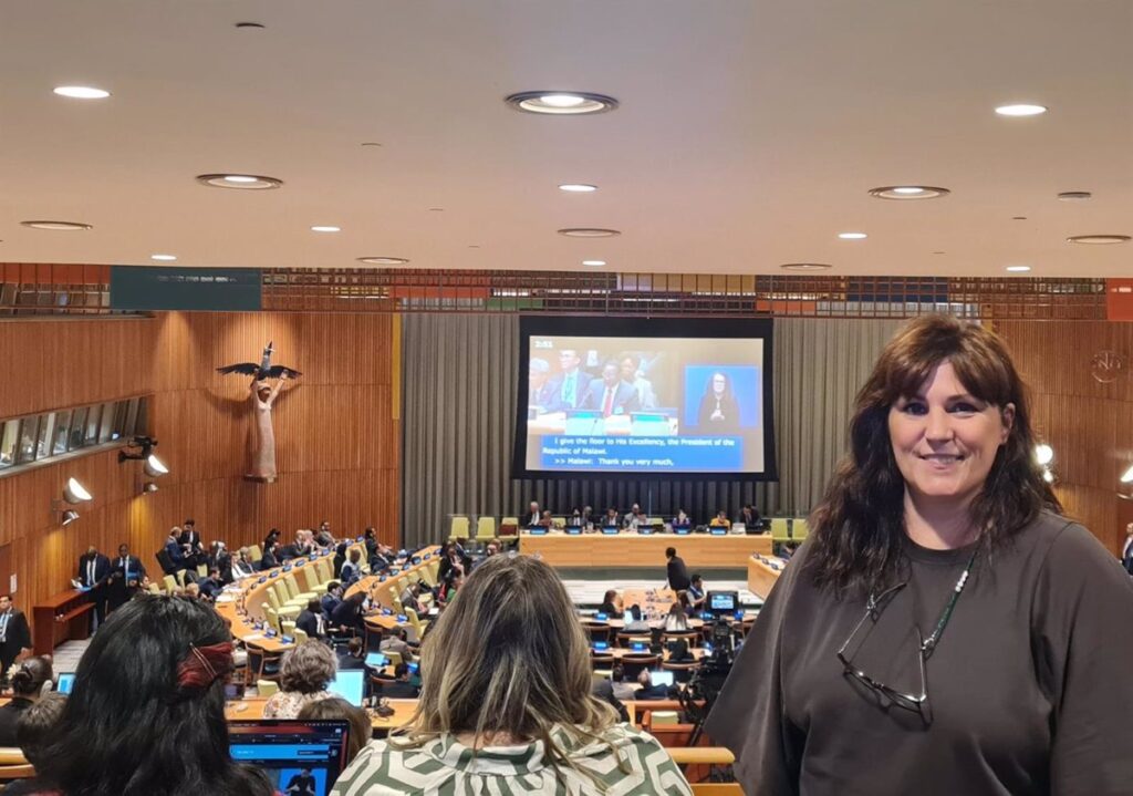 Natalia Simón representa a la UCLM en la Cumbre del Futuro de Naciones Unidas