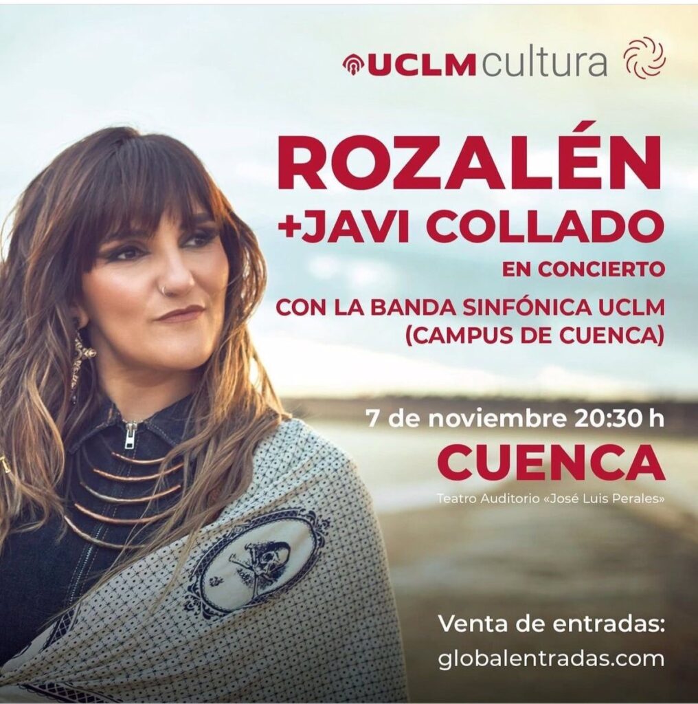 Rozalén actuará junto a Javi Collado y la Sinfónica de la UCLM en el Auditorio José Luis Perales de Cuenca