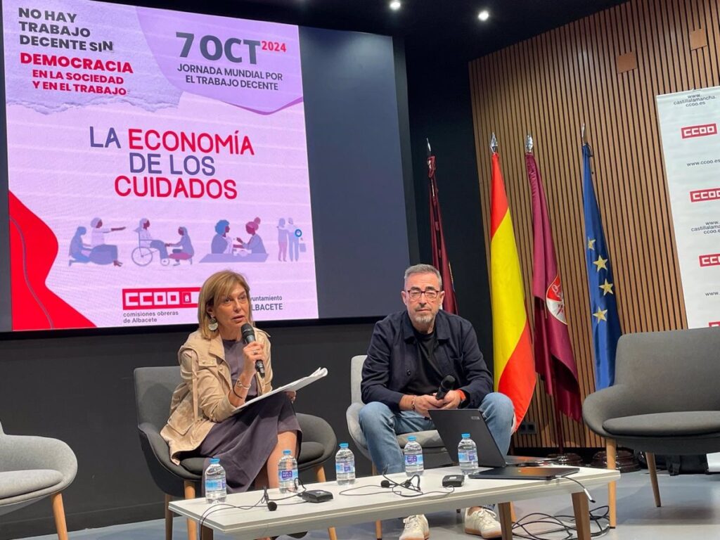 VÍDEO: CCOO reclama la regularización del sector de los cuidados con una jornada dedicada a este ámbito laboral