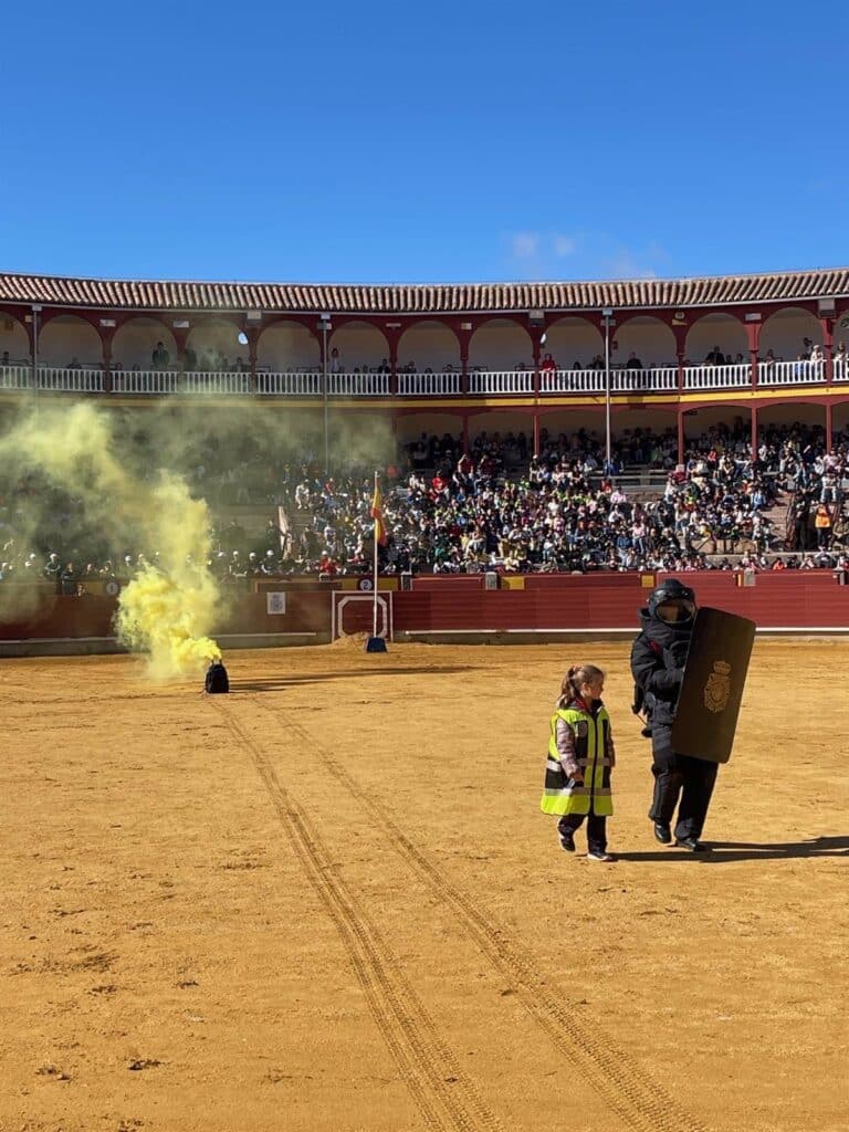 Doscientos agentes, un helicóptero y drones se despliegan en Ciudad Real en la exhibición de unidades de la Policía