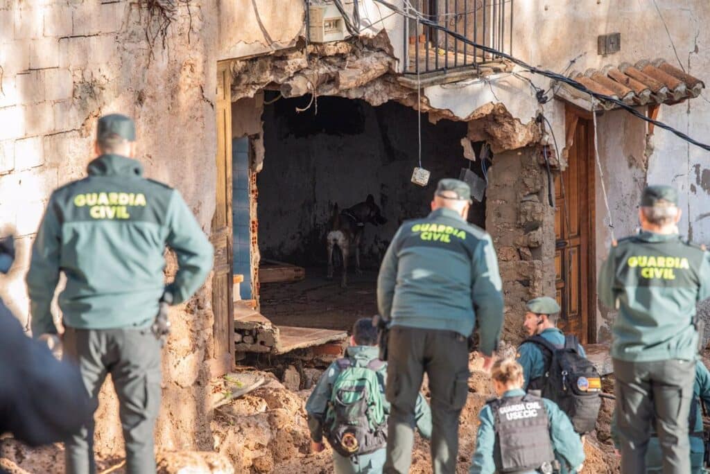 Un total de 57 miembros del Ejército de Tierra se unen a la labores de búsqueda de desaparecidos en Letur