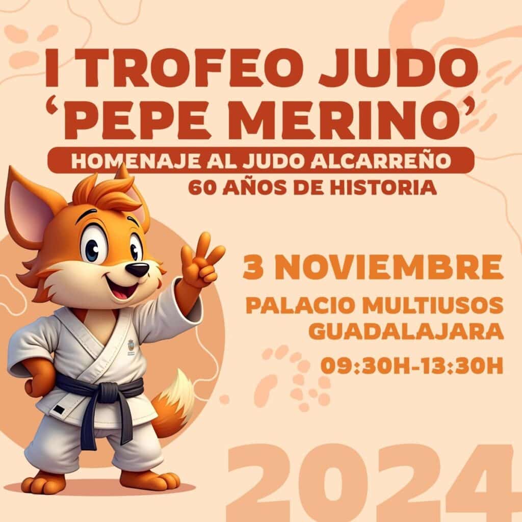 Guadalajara rinde homenaje a Pepe Merino y 60 años de judo en la ciudad con un Trofeo que lleva su nombre