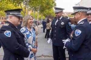 Guarinos felicita a la Policía Local de Guadalajara elogiando su "compromiso, profesionalidad y cercanía"