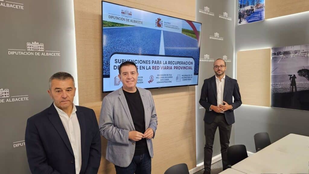 Quince carreteras de Albacete tendrán mejoras con una inversión de 13 millones aportados por Diputación y Gobierno