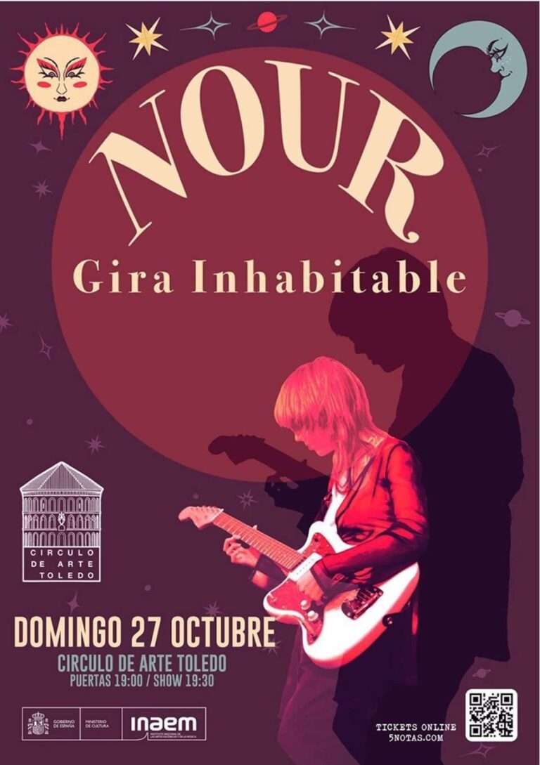 La cantautora toledana Nour publica 'Inhabitable', su primer disco basado en un nuevo sonido en la órbita del pop rock