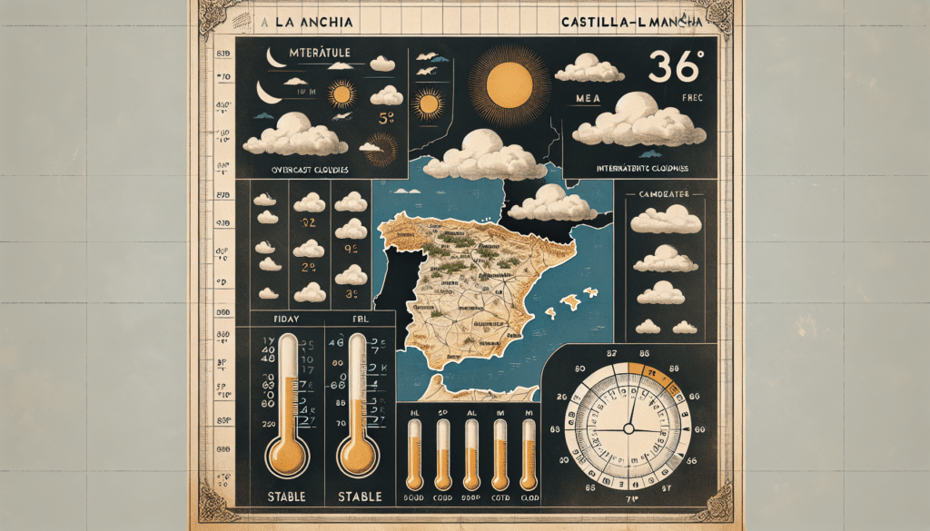 Previsión meteorológica para este viernes en Castilla-La Mancha: intervalos nubosos y temperaturas sin cambios